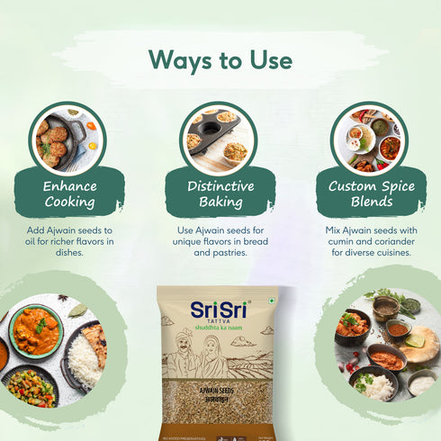 Sri Sri Tattva Ajwain Seeds, 100g